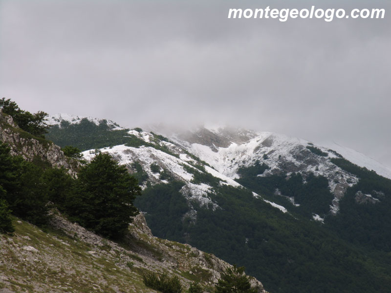 Neve monti di Pezza