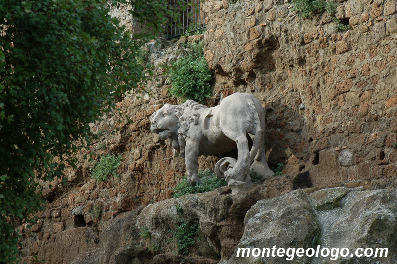 Leone del Bernini a Monterano